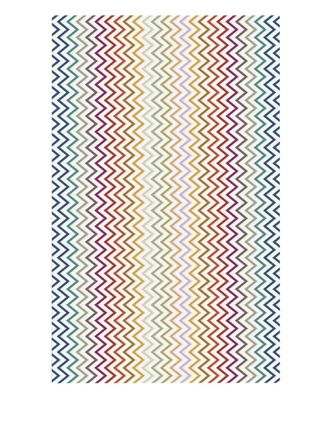 Missoni Home Watamu zigzag-patterned tablecloth - White