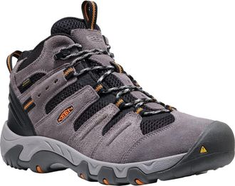 Keen Headout Waterproof Mid Hiking Shoe in Magnet/Orange Pepper at Nordstrom Rack, Size 10.5