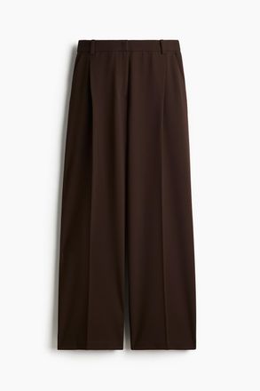 H&M Elegante Hose - Dunkelbraun
