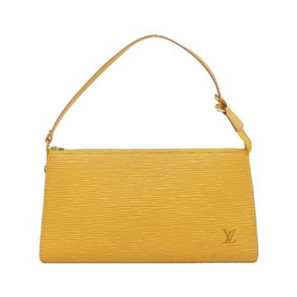 Louis Vuitton Epi Yellow Leather Pochette (Pre-Owned)
