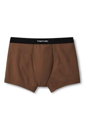 Tom Ford Cotton Stretch Jersey Boxer Briefs in Military Green at Nordstrom, Size Xx-Large