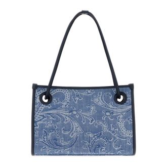 Etro Etro, Tote Bags, female, Blue, Size: ONE SIZE Handbags