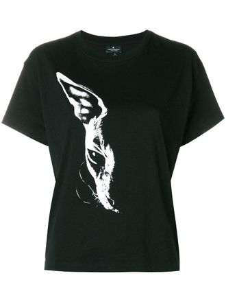 Marcelo Burlon T-shirt con gatto stampato - Nero