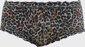 Hanky Panky Leopard-Print Lace Boyshorts