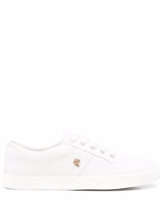 Lauren Ralph Lauren low-top lace-up sneakers - White