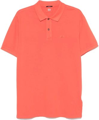 C.P. Company Polo con logo - Arancione