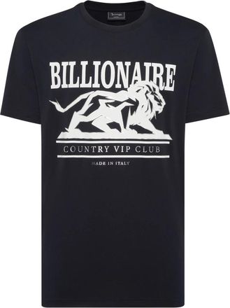 Billionaire Boys Club T-shirt Ronde Hals SS Lion - Heren - T-shirts - Blauw - S - Katoen - Tops