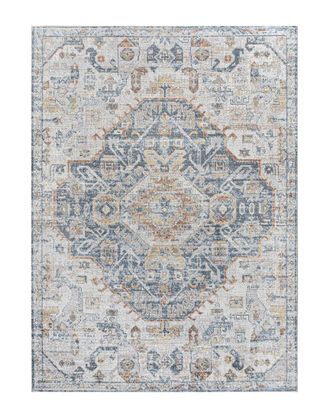 Jonathan Y Designs Jonathan Y Shaemus Bohemian Medallion Low-Pile Machine-Washable Polyester Rug