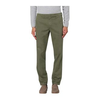 Fay Straight Trousers, male, Green, W30, Versatile Beige Casual Trousers