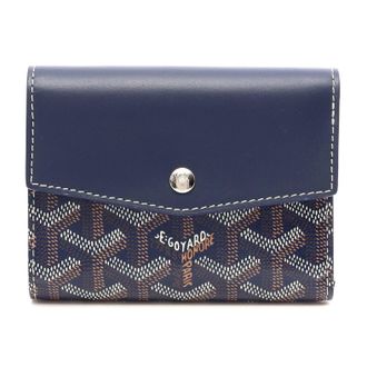 Goyard Saint Gabriel Trifold Wallet Navy