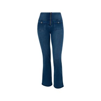 Freddy Pantaloni WR.UP bootcut in denim satinato
