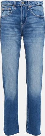 AG - Adriano Goldschmied Girlfriend mid-rise slim jeans