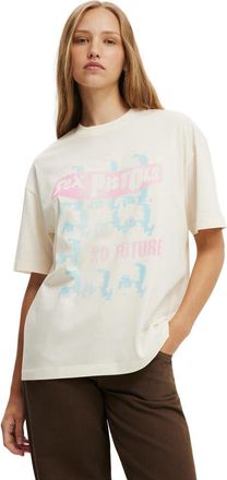 Cotton On Womens The Lcn Music Boxy Graphic Tee in Sex Pistols No Future at Nordstrom, Size Large