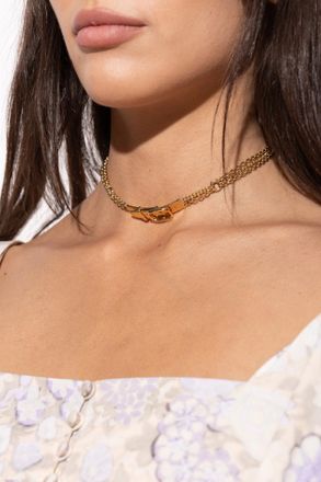Chlo&eacute; Brass Choker, Womens, Gold