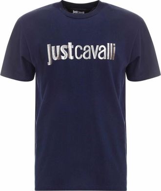 Just Cavalli T-shirts en polos - Heren - T-shirts - Grijs - L - Katoen - Tops