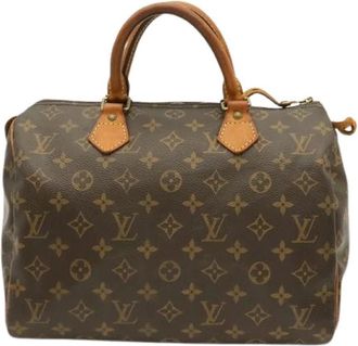 Louis Vuitton Pre-owned Monogram Handbag M41526 - Dames - Vintage Handtas - Bruin - ONE Size - Vintage