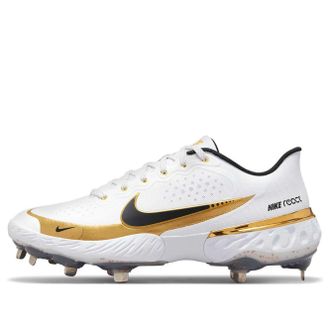 Nike Alpha Huarache Elite 3 Low White Metallic Gold CV3552-106