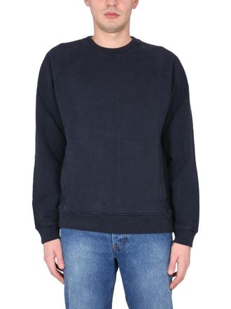 Ten c Cotton Crewneck Sweatshirt - Blue