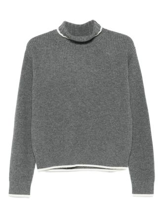 Sandro high-neck sweater - women - Fabric - 4 - Grey