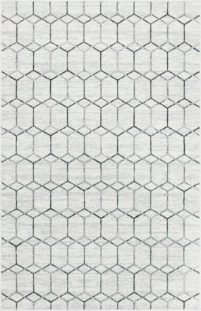 My Flair Teppich »Titan Trellis, LAGERRÄUMUNG!« rechteckig 13 mm Höhe Kurzflor, gewebt, modernes geometrisches Design