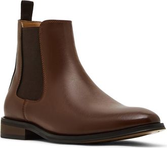 Steve Madden Avenue Chelsea Boot in Brown Leather at Nordstrom, Size 11.5