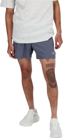 New Balance Rc Short 5 In Graphite Grey