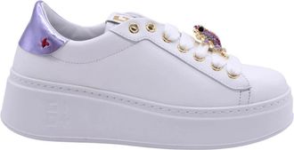 Gio+ Lobster Sneakers - Dames - Sneakers - Wit - 36 EU - Leer - Schoenen