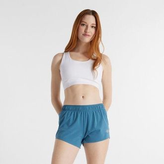 New Balance Donna RC Short 3 in Blu, Politessuto, Taglia XS