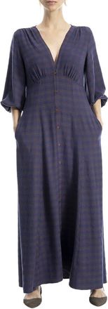 Max Studio Yarn-Dye Maxi Dress