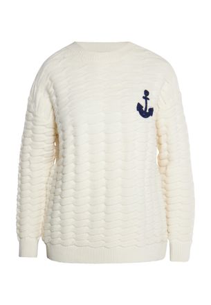 Dreimaster Dreimaster Gebreide trui Dames wolwit