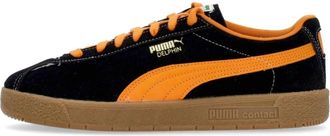 Puma Zwarte Su&egrave;de Lage Schoen met Veters - Heren - Sneakers - Zwart - 45 EU - Su&egrave;de - Schoenen
