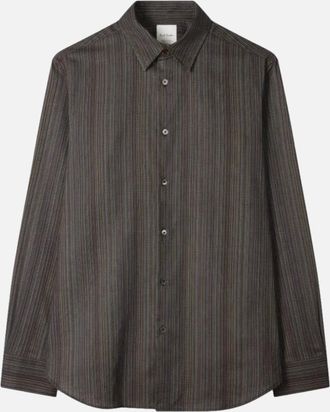 Paul Smith Mens Paul Smith S/C Reg Fit Shirt 92 Multi - Black - Size: 40/Regular