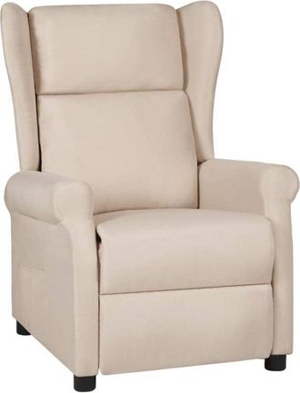 vidaXL Sill&oacute;n Reclinable De Tela Morado Vidaxl