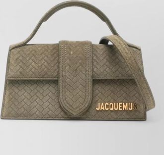 Jacquemus le bambino mini woven leather bag