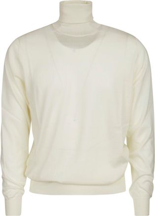 FILIPPO DE LAURENTIIS Soft-Textured Merino Wool Turtleneck Sweater