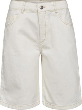 Co'Couture Denim Shorts - Dames - Denim shorts - Beige - S - Denim - Korte Broeken