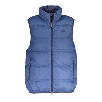 La Martina Blue Polyamide Men Mens Jacket