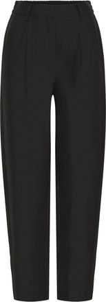 Ichi Straight Broeken - Dames - Straight fit broeken - Zwart - XL - Broeken