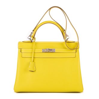 Herm&egrave;s Pre-owned Womens Limited Edition 2011 Candy Kelly 32 Handbag - Yellow - One Size