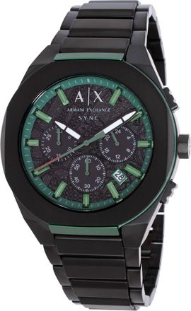 A|X Armani Exchange Sync Chronograph Quartz Black Dial Mens Watch AX4294