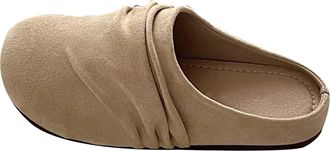 Generic Womens Slippers Slip-On Soft Indoor House Shoes Round Toe Flat Slippers Retro Casual Footwear Lightweight Comfortable size 5.5