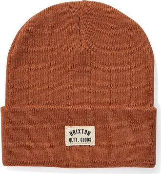 Brixton Woodburn Watch Cap Beanie in Rose Gold at Nordstrom