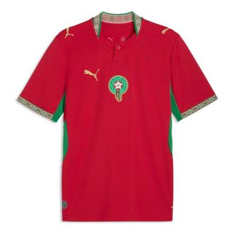 Puma Morocco Home Jersey 2026 Fast Red Victory Gold 783317-01