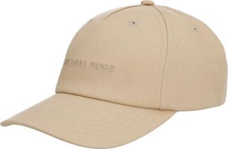 Michael Kors Cap met Klep - Dames - Petten - Beige - ONE Size - Katoen - Accessoires