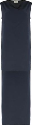 P.A.R.O.S.H. Mini Zijden Jurk - Dames - Casual kleedjes - Blauw - S - Kleedjes