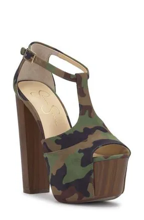 Jessica Simpson Dany Sandal in Green 59 at Nordstrom Rack
