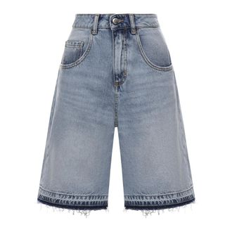 Icon Denim Los Angeles Lulu Denim Shorts - Dames - Denim shorts - Blauw - W24 - Denim - Korte Broeken