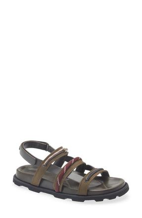 Moncler Vera Isla Sandal in Brown at Nordstrom, Size 10Us