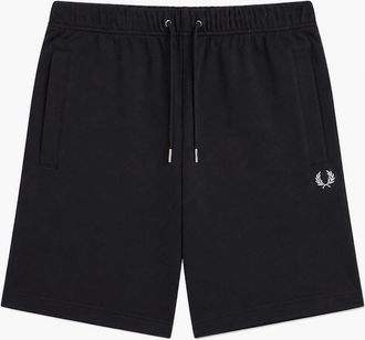 Fred Perry Mens Fred Perry Classic Sweat Shorts Black - Size: 39/38/32