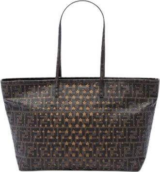 Fendi Pre-owned Star Detail Tote Bag - Dames - Vintage Shopper - Bruin - ONE Size - Leer - Vintage